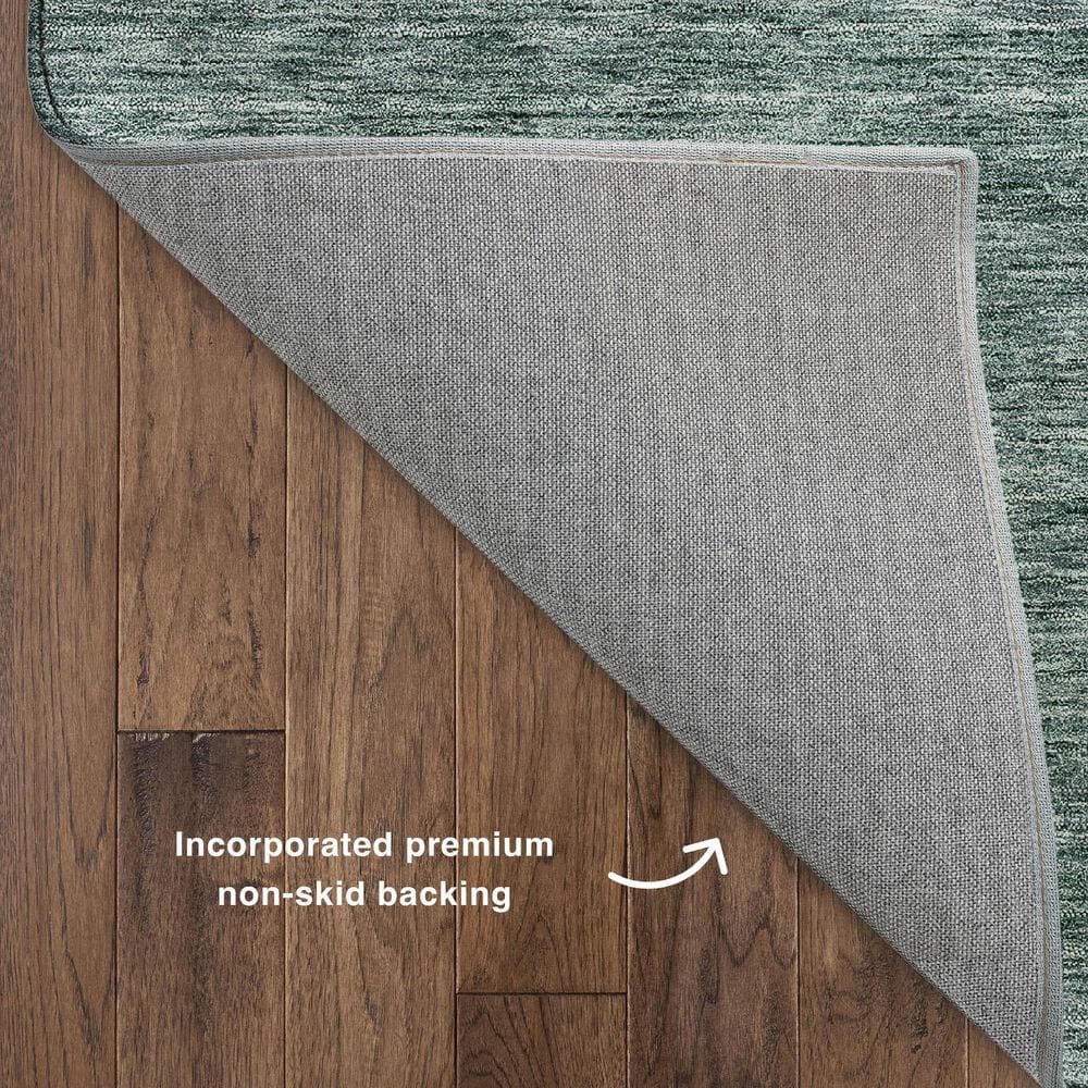 Dalyn Rug Company Soft Essentials Solid Teal 3' x 5' Indoor/Outdoor Area Rug, , large