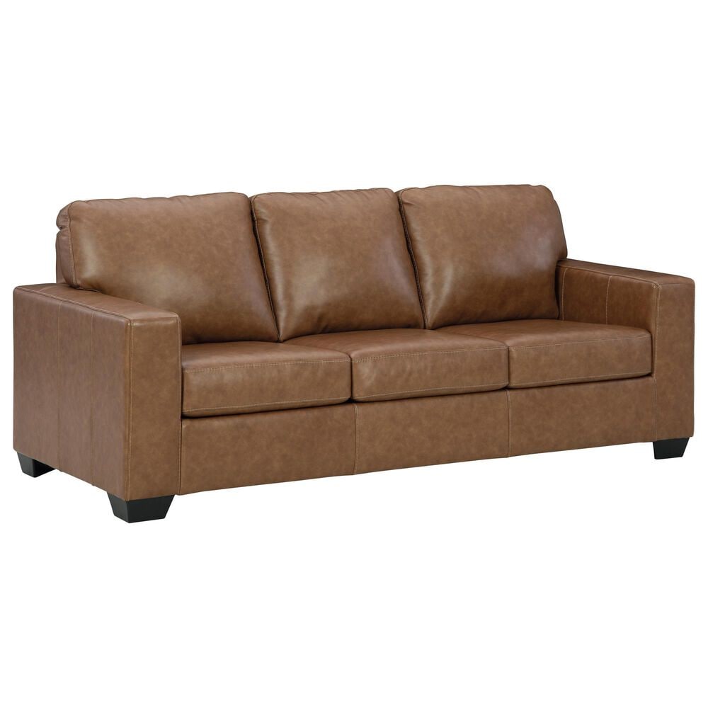 Ashley Bolsena Stationary Queen Sofa Sleeper in Caramel, , large