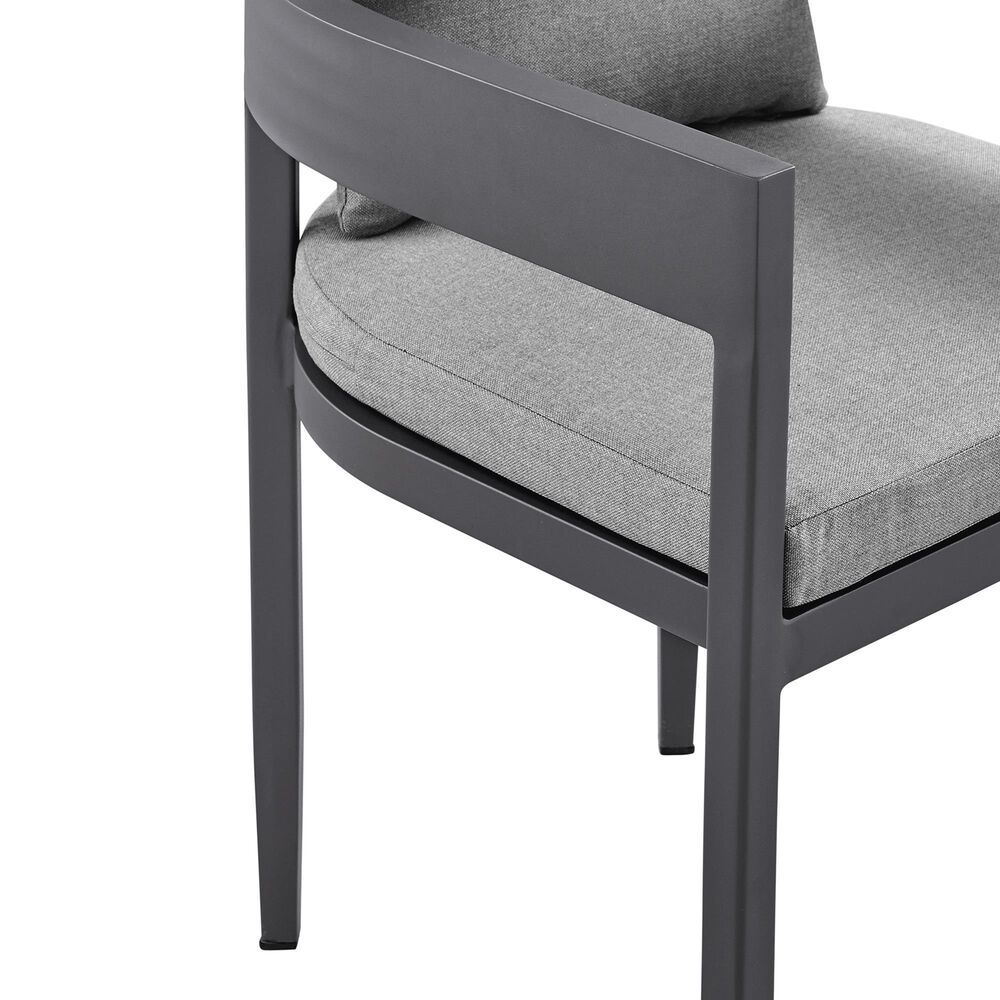 Blue River Argiope Outdoor Dining Chair in Dark Gray (Set of 2), , large