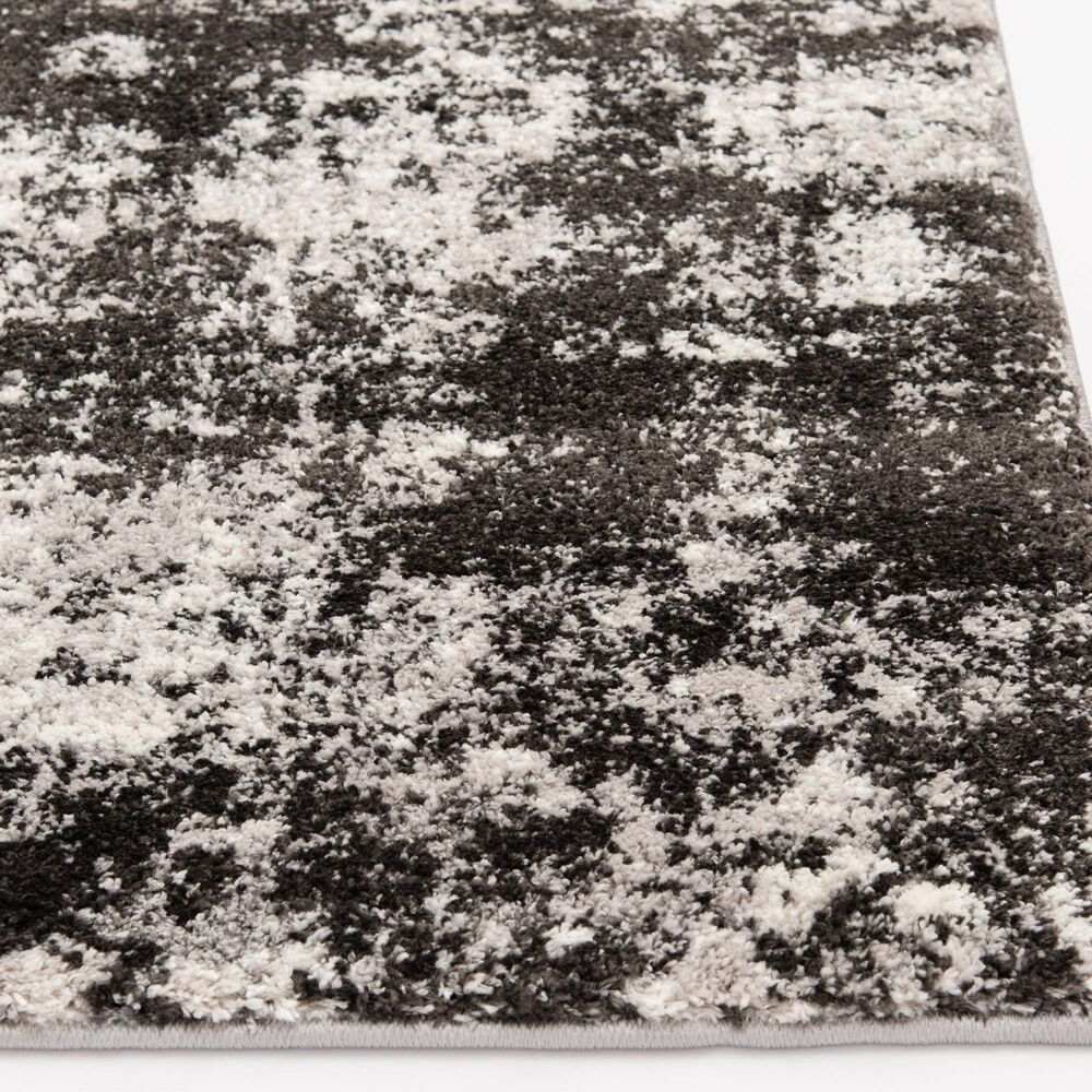 Central Oriental Structures Torrent Winsley 7&#39;10&quot; x 9&#39;10&quot; Soot and Buff Area Rug, , large