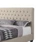 Pacific Landing Chloe King Upholstered Bed in Oatmeal, , large
