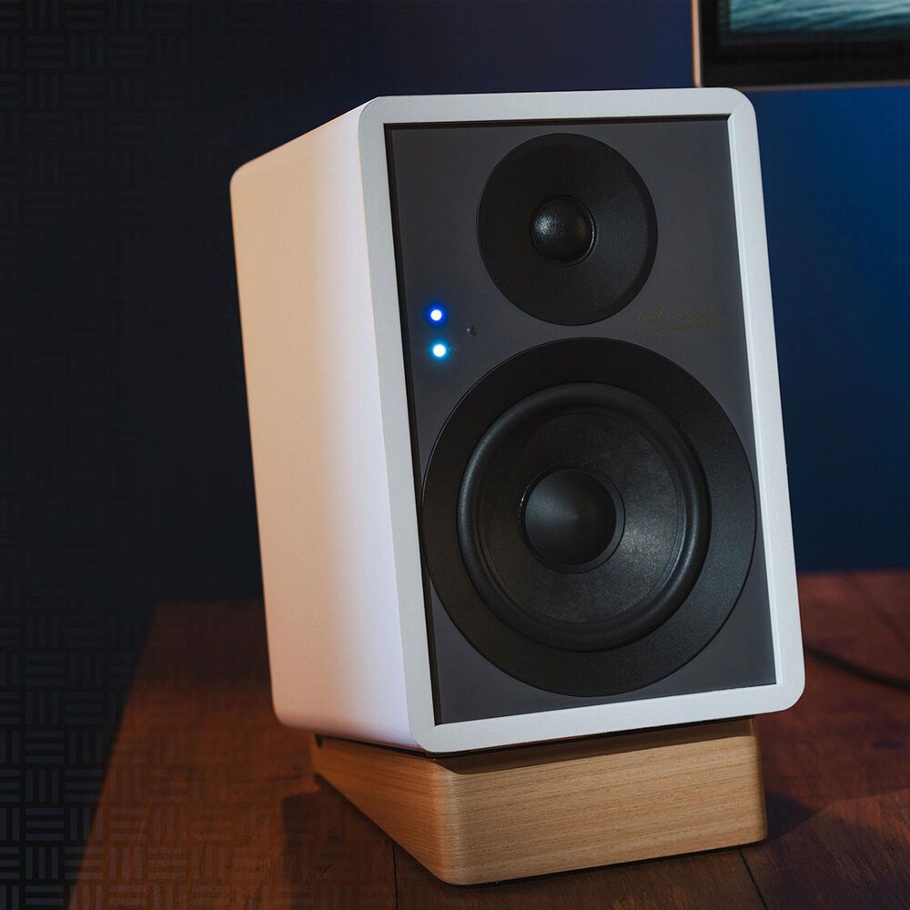 Klipsch Flexus 3&quot; Powered Monitors Bookshelf Speakers Pair in White, , large
