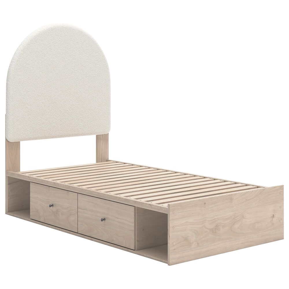 Ashley Arloster Twin  Platform Bed in Tan, , large