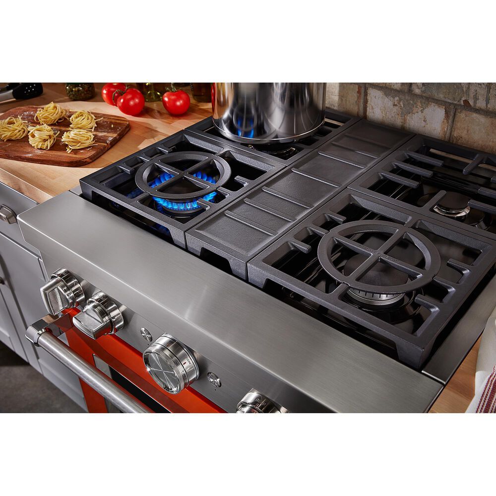KitchenAid 4.1 Cu. Ft. Freestanding Gas Range with True Convection in Scorched Orange, , large