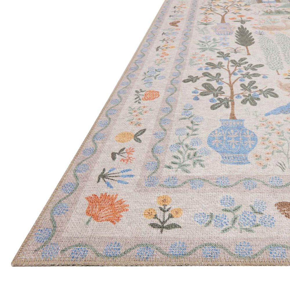 Rifle Paper Co. Menagerie Camont MEN-03 2&#39;3&quot; x 3&#39;9&quot; Cream Area Rug, , large