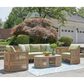 Ashley Serena Shores Patio Coffee Table in Beige, , large