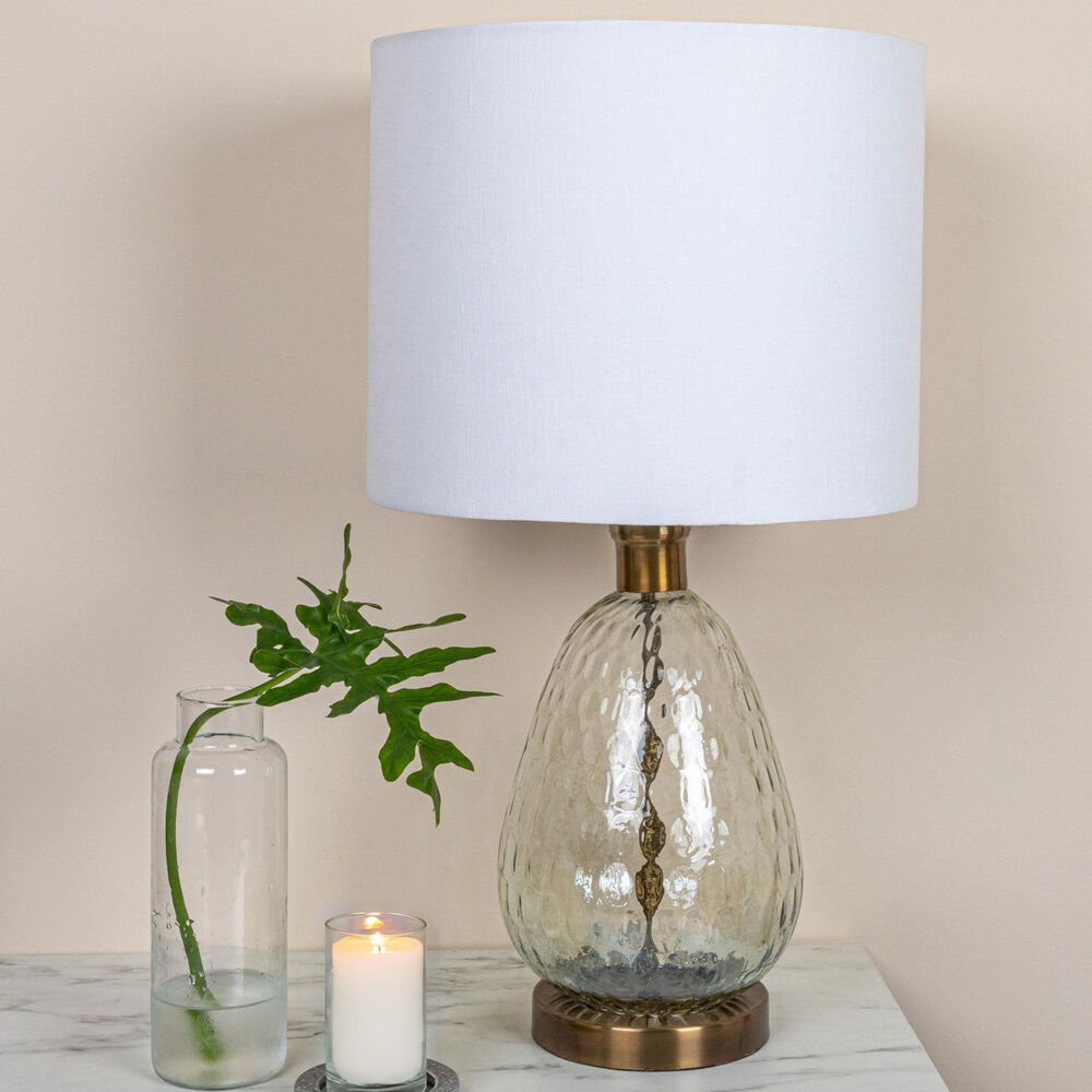 Creative Coop Lourdes Table Lamp in Antique Bronze, , large