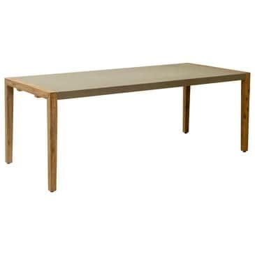 Zuo Modern Kata Outdoor Dining Table in Gray and Brown - Table Only, , large