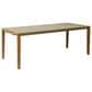 Zuo Modern Kata Outdoor Dining Table in Gray and Brown - Table Only, , large