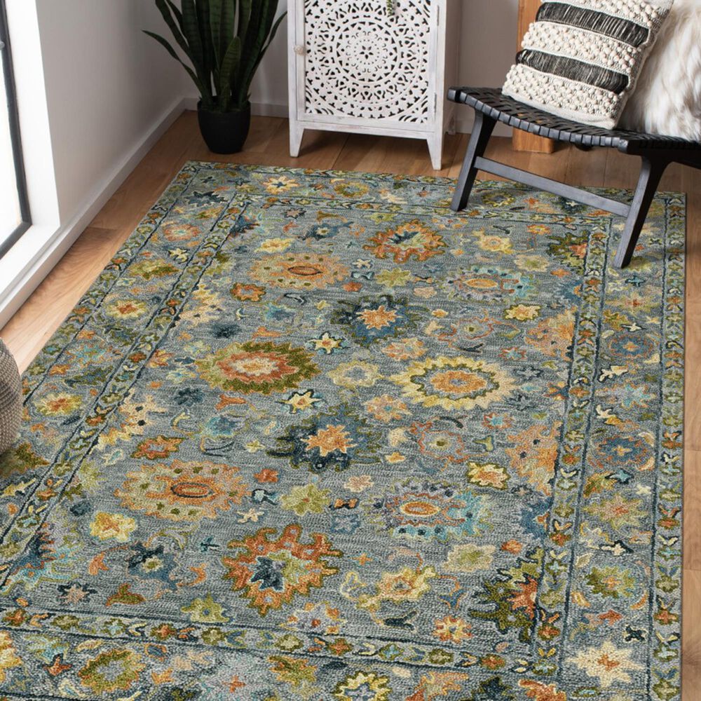 Amer Rugs Jackson JAC-10 Gray 5' x 7'6" Area Rug, , large