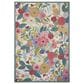 Rifle Paper Co Perennial Garden Party 5"3" x 7"8" Rose and Multicolor Area Rug, , large