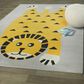Balta Rugs Little Lion 3"11" x 5"7" Yellow Kids Area Rug, , large