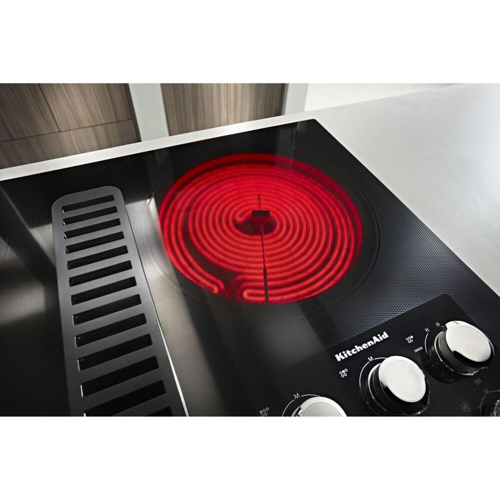 KitchenAid 36" Electric Downdraft Cooktop in Stainless Steel, , large