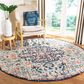 Safavieh Madison MAD447B 5" Round Beige and Black Area Rug, , large