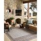 Loloi Easton Coffee and Dove 6"7" x 9"4" Indoor/Outdoor Area Rug, , large