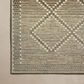 Loloi Saylor Stone and Ivory 7"6" x 10" Indoor/Outdoor Area Rug, , large
