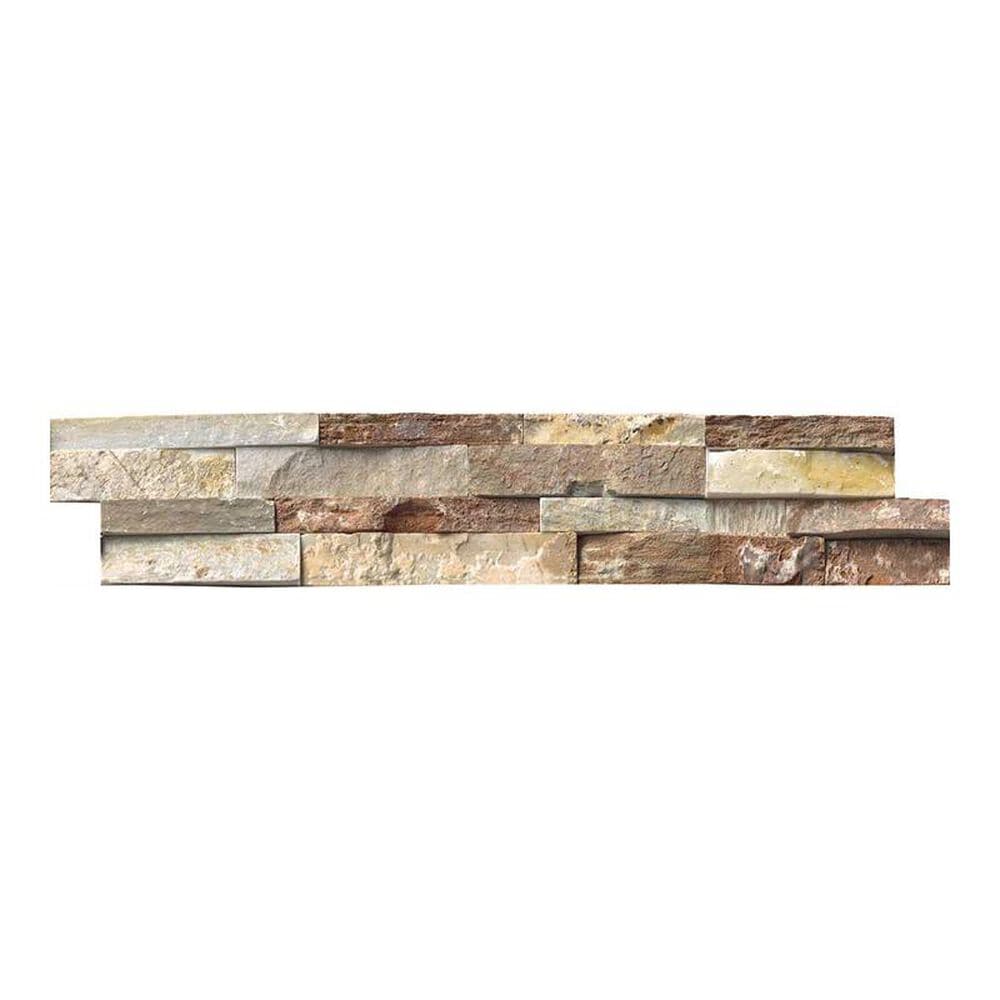 MS International Golden White 6" x 24" Ledger Panel, , large