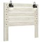 Ashley Cambeck Queen Panel Bed in Whitewash with Lighting, , large