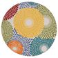 Nourison Aloha Geometric 7"10" Round Multicolor Indoor/Outdoor Area Rug, , large