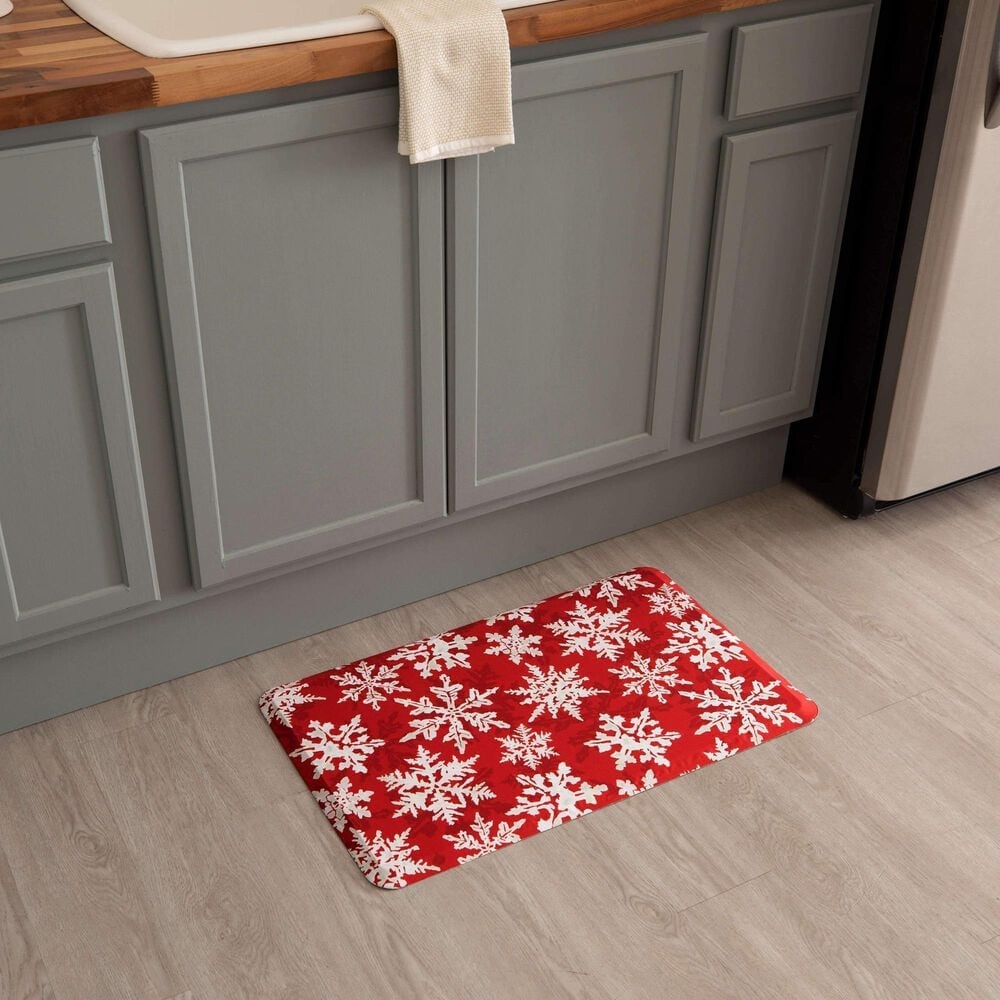 Mohawk Dri-Pro Holiday Flakes 1&#39;6&quot; x 2&#39;6&quot; Multicolor Door Mat, , large