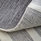 Feizy Peconic Ivory and Black 9" x 12" Area Rug, , large