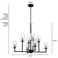 Hunter Kerrison 8-Light Chandelier in Natural Iron, , large