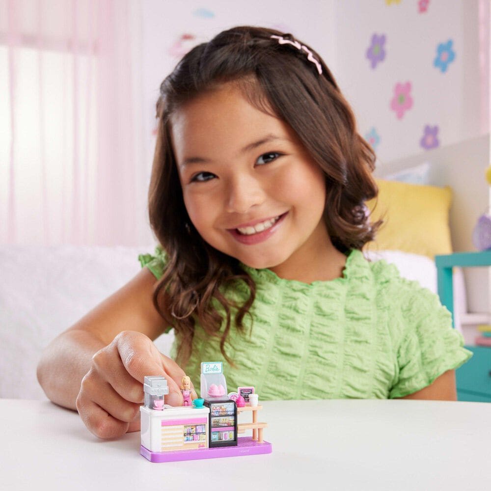 Barbie Mini BarbieLand - Bakery Playset with 1.5&quot; Doll in Multicolor, , large