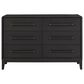 Sterling Timber Elure Youth 6-Drawer Dresser in Peppercorn, , large