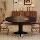 GARVEE 47" Round Dining Table in Black - Table Only, , large