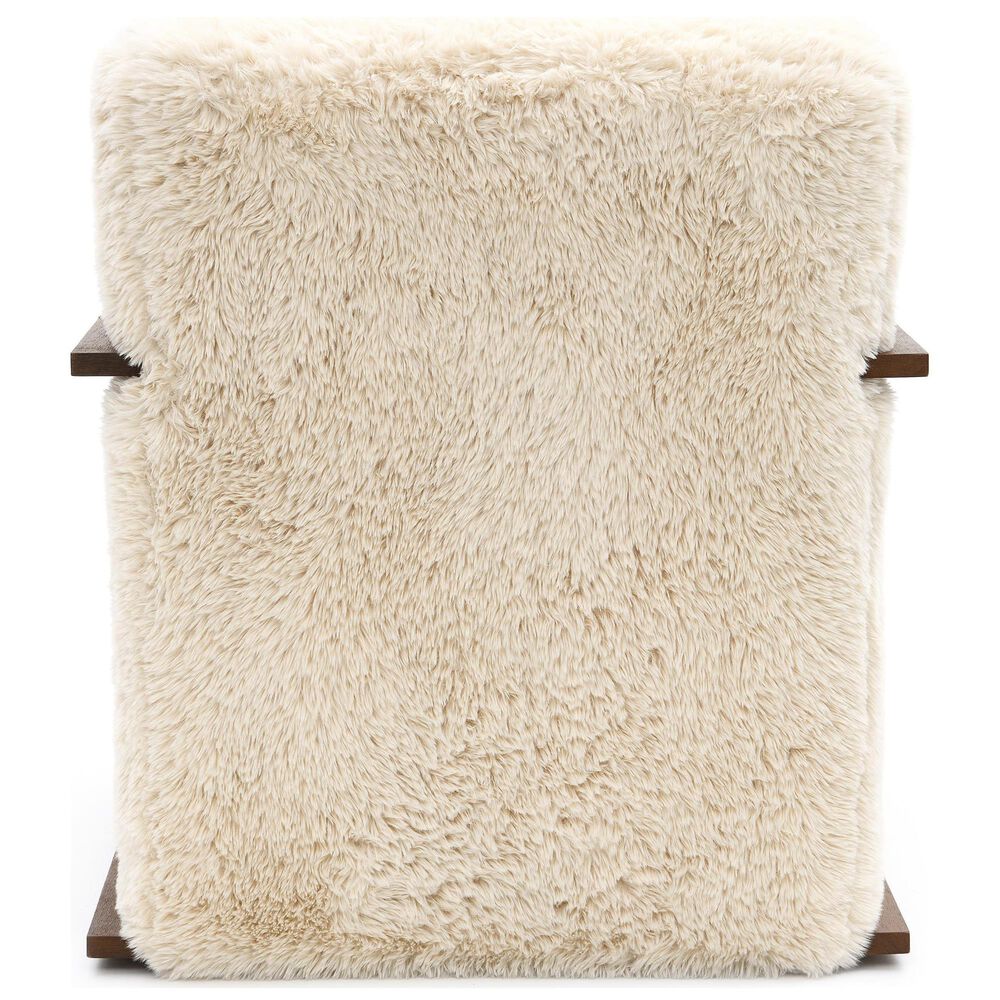 Furniture of America Neyra Short- Haired Accent Chair in Beige, , large