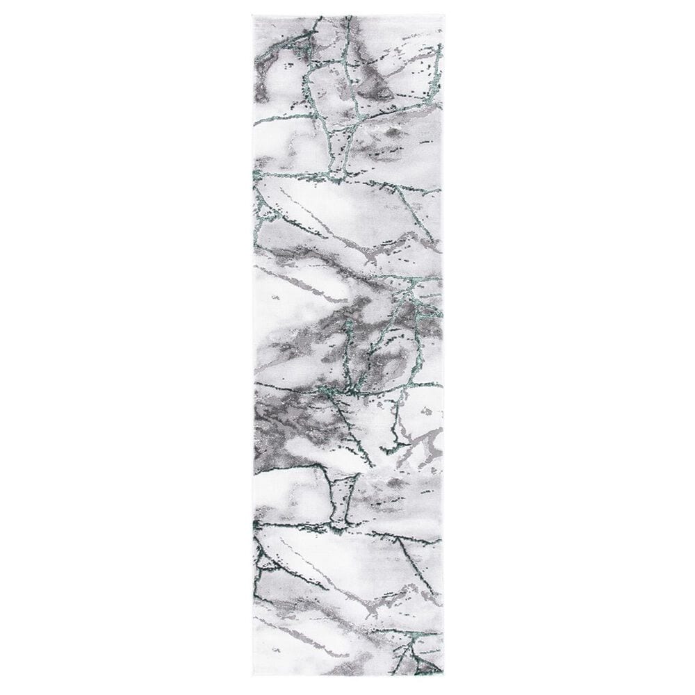 Safavieh Craft 2"3" x 8" Grey and Green Runner, , large