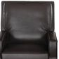 Linon Home Decor Portico Push Back Recliner in Chocolate, , large
