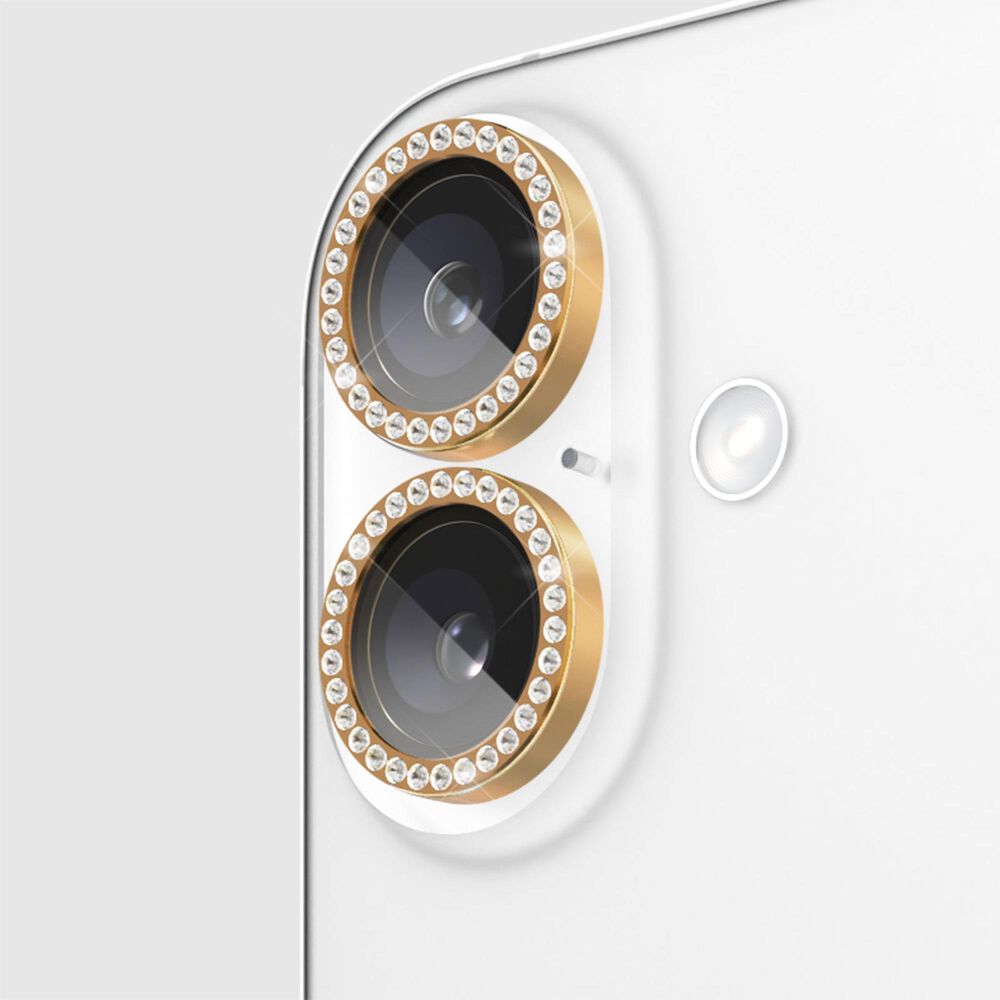 Kate Spade Aluminum Ring Lens Protector for iPhone 16 / iPhone 16 Plus in Stone, , large
