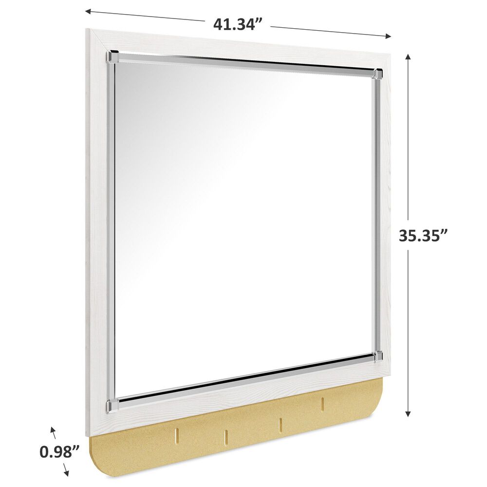 Ashley Altyra Bedroom Mirror in White, , large