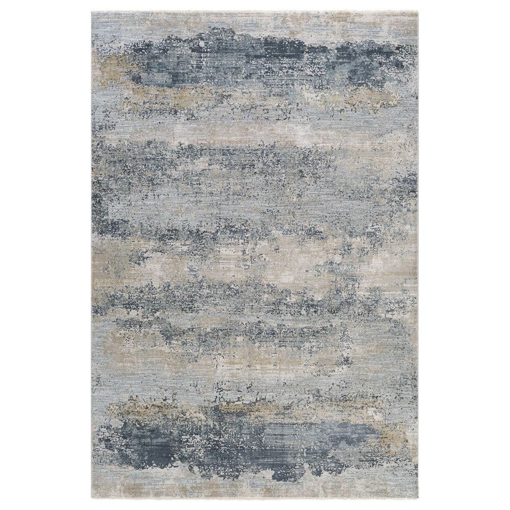 Surya Brunswick 6"7" x 9"6" Sage, Gray, White and Blue Area Rug, , large