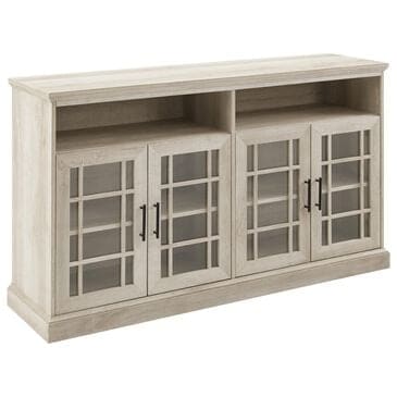 Walker Edison 58" TV Stand NF584DHDHBWO  in White Oak, , large