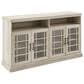 Walker Edison 58" TV Stand NF584DHDHBWO  in White Oak, , large