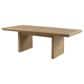Furniture of America Virex Rectangle Extendable Dining Table in Natural, , large