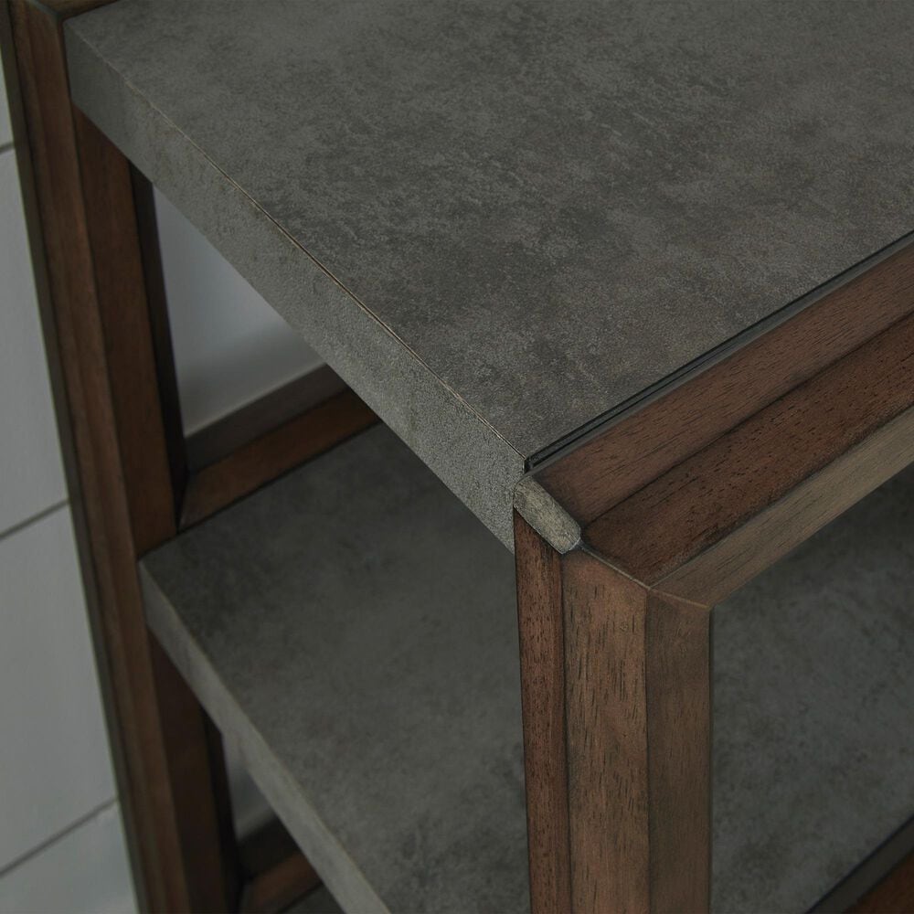 Ashley Kallenny Sofa Table in Dark Brown and Gray, , large