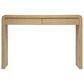 Splendor Living Hadley 2-Drawer Raffia Console Table in Natural, , large