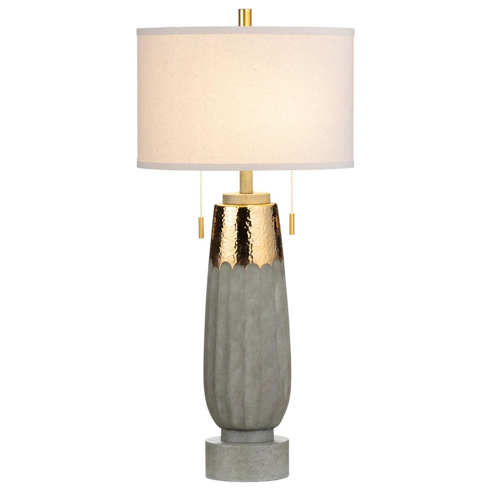 Crestview Collection Wilkerson Table Lamp in Grey and Gold, , large