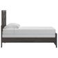 Ashley Prendonea Twin Panel Bed in Dark Charcoal, , large