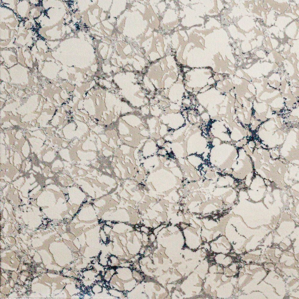 Radici USA Livigno Abstract 2&#39;2&quot; x 7&#39;7&quot; Blue Area Rug, , large