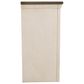 Ashley Bolanburg Extra Large 74" TV Stand in Antique White and Weathered Oak Top, , large