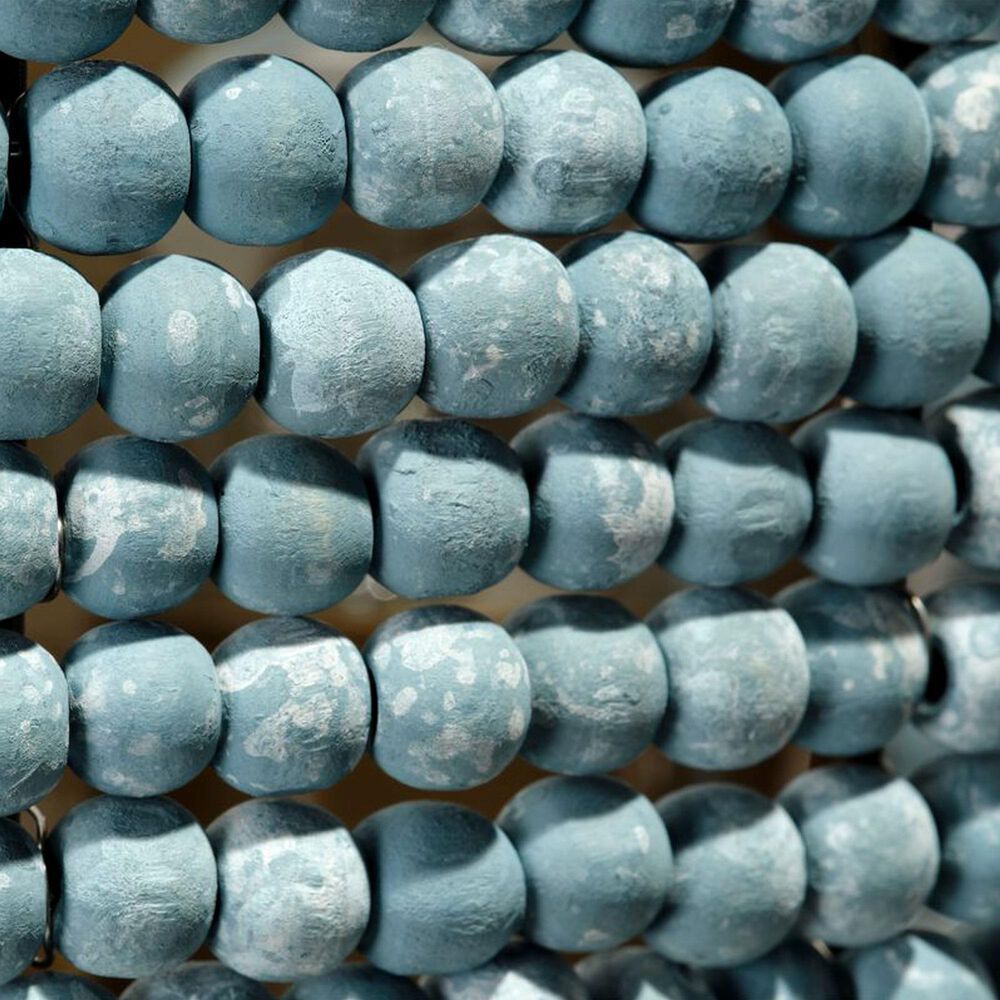 Jamie Young Direct Ship Reef 1-Light Beaded Demi Lune Wall Sconce in Blue, , large
