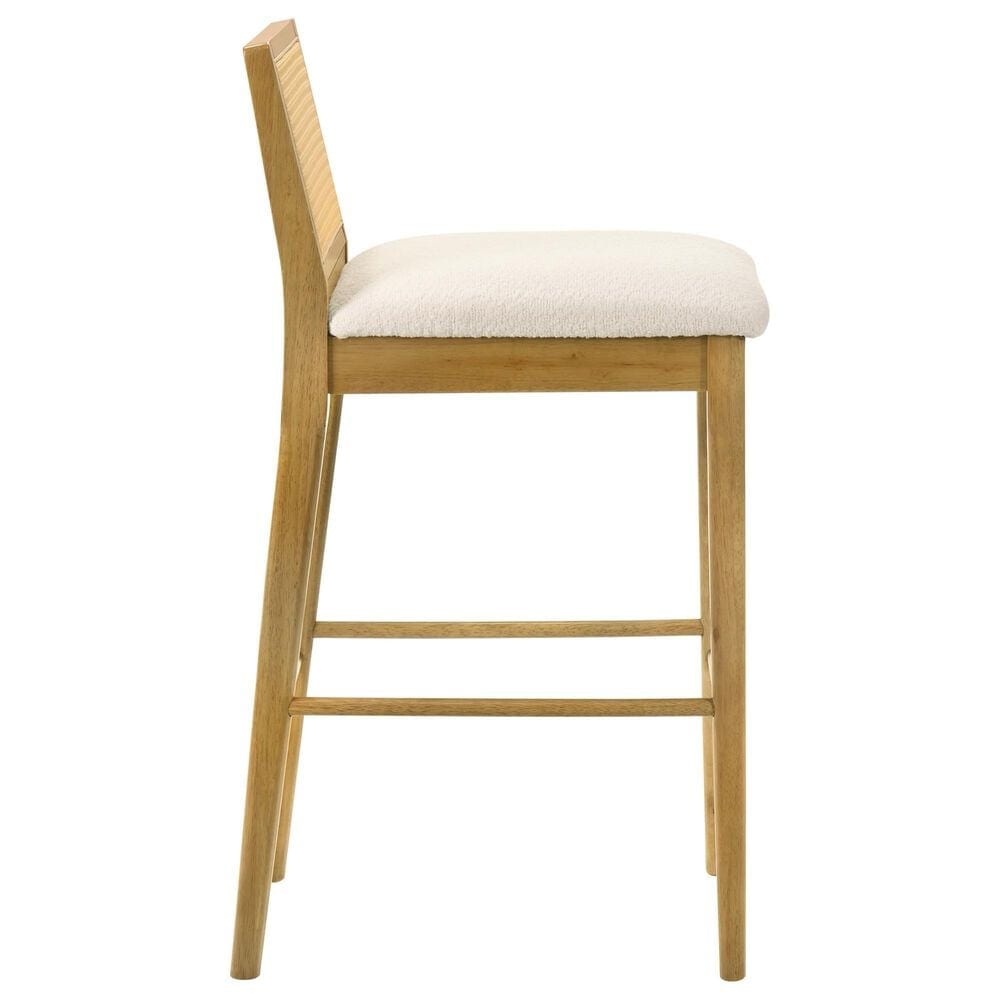 Armen Living Tobias Bar Height Stool in Black, , large