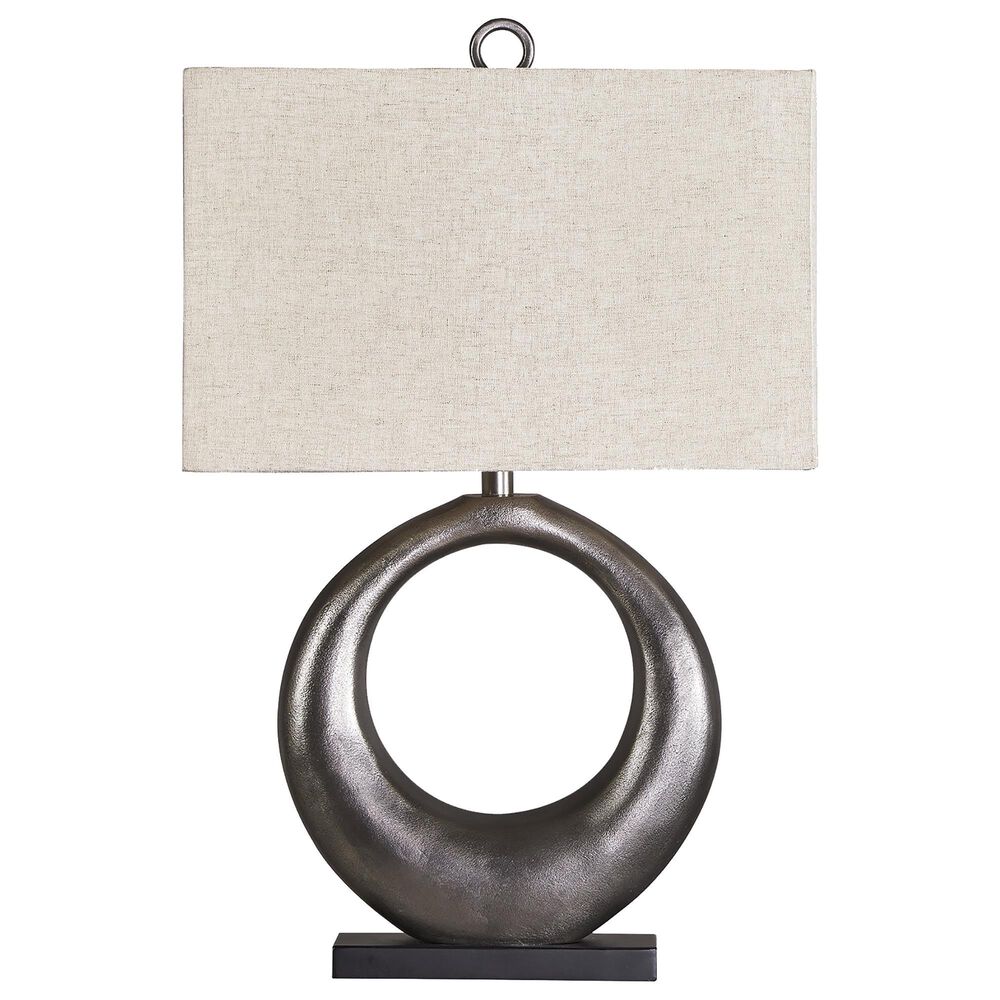 Ashley Saria Table Lamp in Antique Silver, , large