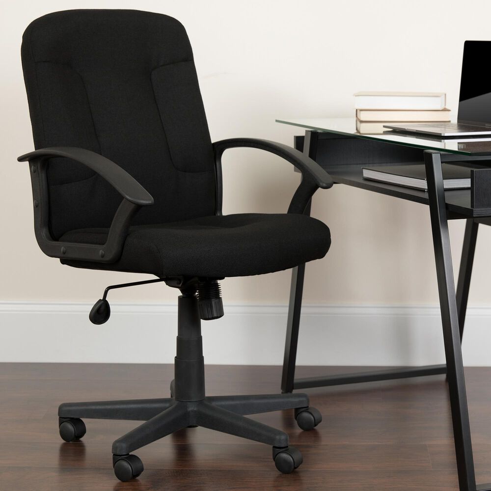 Flash Furniture Executive Swivel Chair in Black, , large