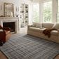Chris Loves Julia x Loloi Polly 5" x 7"6" Graphite and Pebble Area Rug, , large