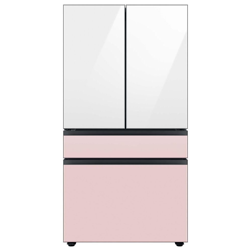 Samsung Bespoke Bespoke 4-Door French Door Refrigerator Top Panel in White Glass, , large